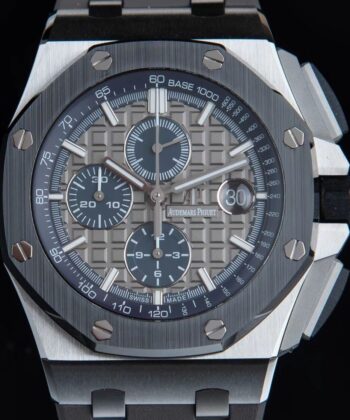 Audemars Piguet Gray Panda Plate Royal Oak Offshore Watch
