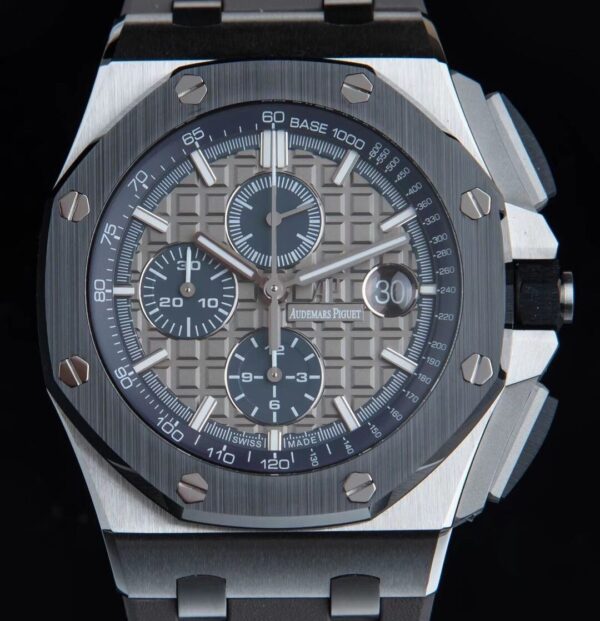 Audemars Piguet Gray Panda Plate Royal Oak Offshore Watch