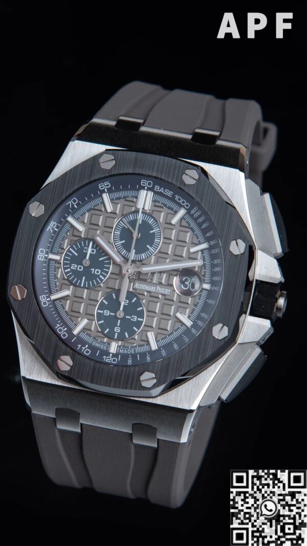 Audemars Piguet Gray Panda Plate Royal Oak Offshore Watch