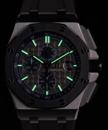 Audemars Piguet Gray Panda Plate Royal Oak Offshore Watch