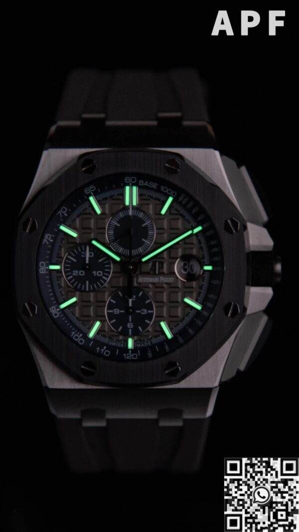 Audemars Piguet Gray Panda Plate Royal Oak Offshore Watch