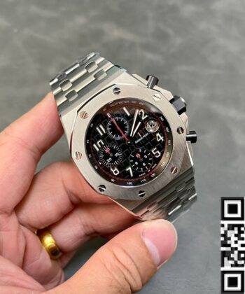 Royal Oak Offshore 26470 Audemars Piguet Steel Belt Watch APF