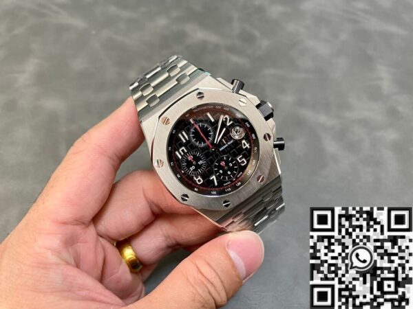 Royal Oak Offshore 26470 Audemars Piguet Steel Belt Watch APF