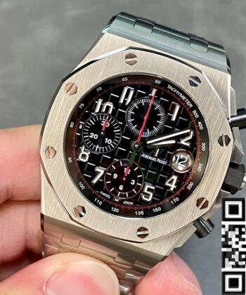 Royal Oak Offshore 26470 Audemars Piguet Steel Belt Watch APF