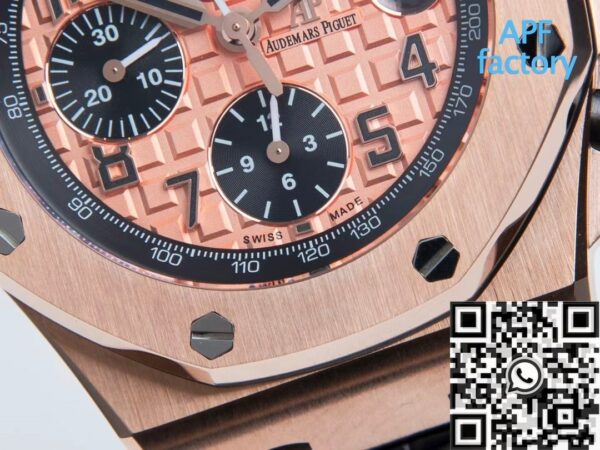 Audemars Piguet Rose Gold Dial Royal Oak Offshore APF Factory