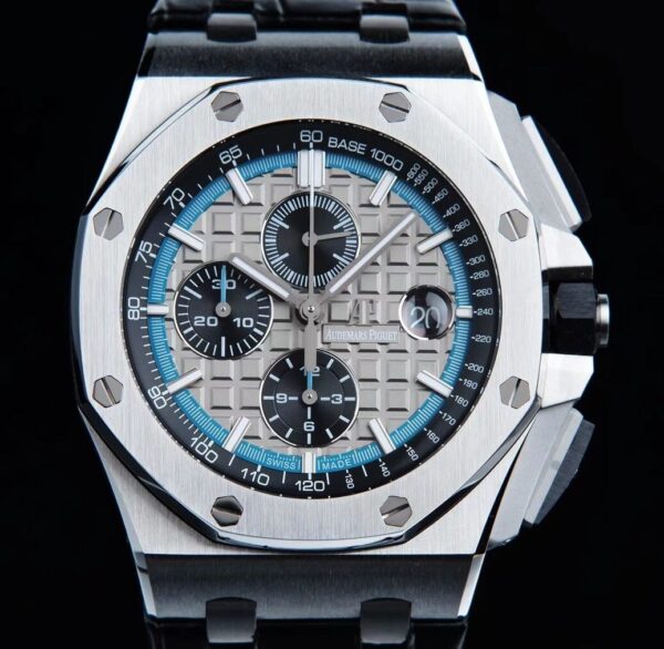 Fake Royal Oak Offshore Watch Audemars Piguet Gray Dial APF