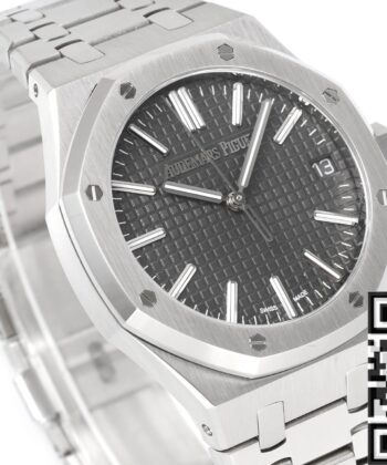 APS Factory Royal Oak Replica Audemars Piguet Grey Dial Watch