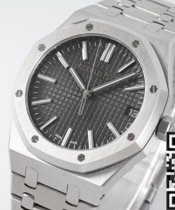 APS Factory Royal Oak Replica Audemars Piguet Grey Dial Watch