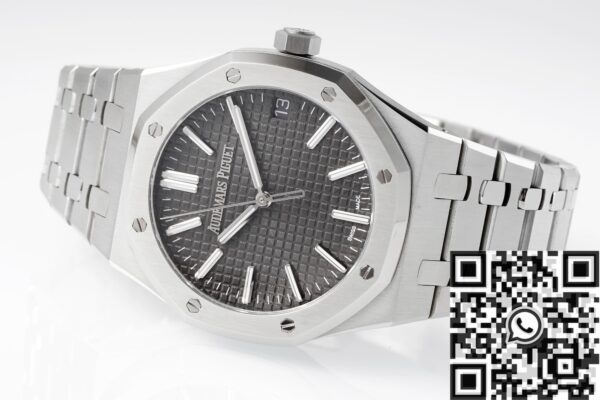 APS Factory Royal Oak Replica Audemars Piguet Grey Dial Watch
