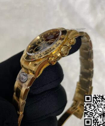 Gold Daytona Rolex​ M126508-0004 Gold Watchband Black Panda