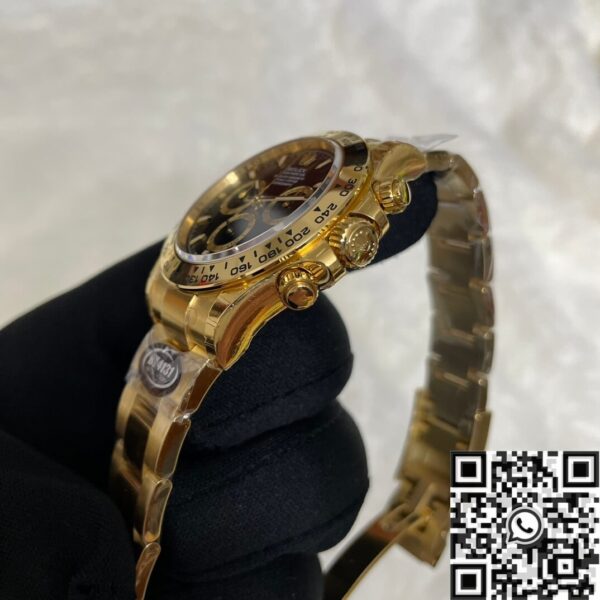 Gold Daytona Rolex​ M126508-0004 Gold Watchband Black Panda