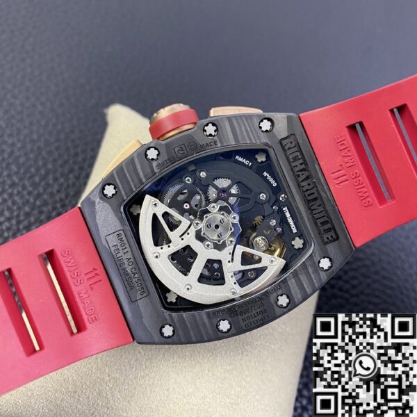 Richard Mille Felipe Massa RM011 V3 Red Rubber Strap Collection
