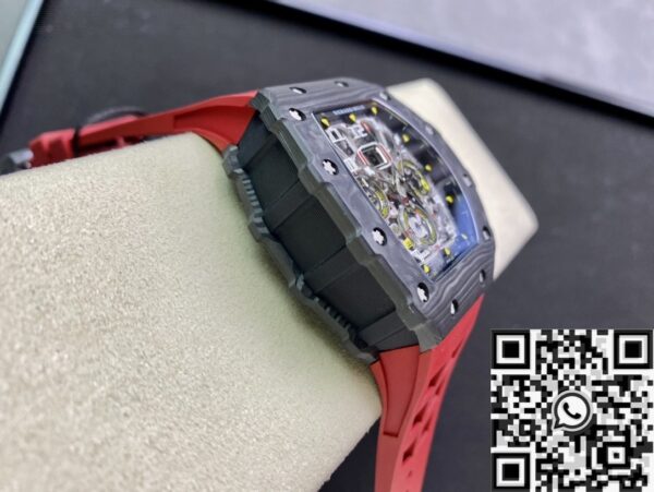 KV Factory RM011-03 Richard Mille Carbon Fiber Case With Red