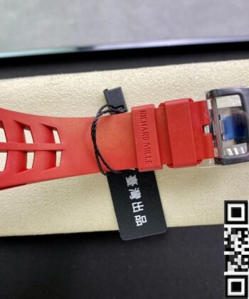 KV Factory RM011-03 Richard Mille Carbon Fiber Case With Red