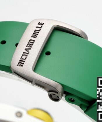 Richard Mille RM061 Watch White Ceramics Green Strap ZF
