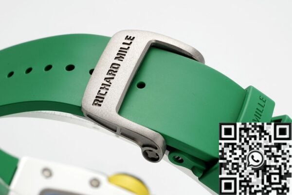 Richard Mille RM061 Watch White Ceramics Green Strap ZF