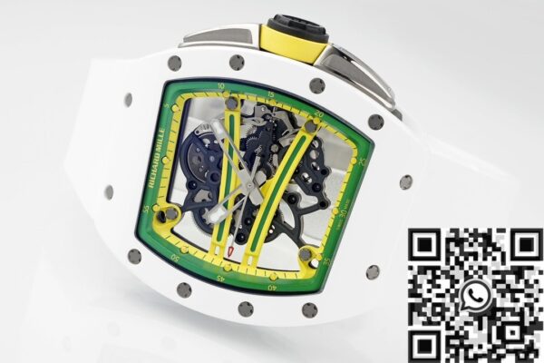 Richard Mille Men RM061 White Ceramics Watch ZF Factory