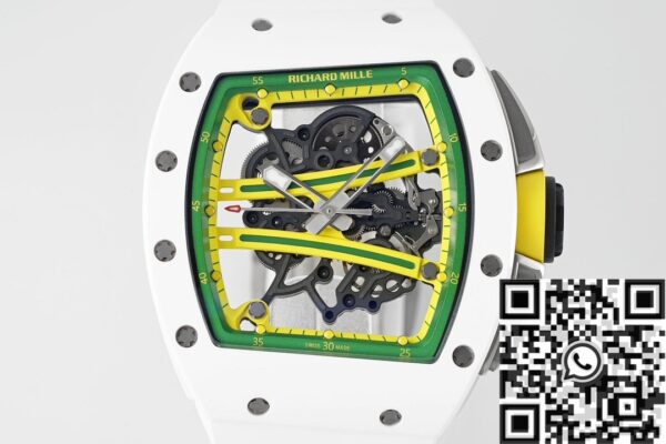 Richard Mille Men RM061 White Ceramics Watch ZF Factory