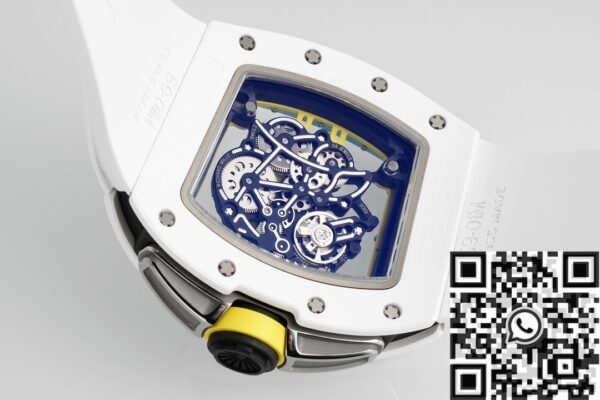 Richard Mille Men RM061 White Ceramics Watch ZF Factory