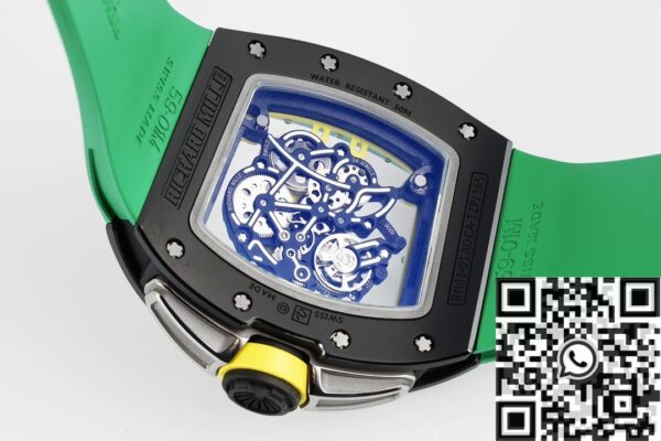 ZF Factory RM061 Richard Mille Black Ceramics Green Strap