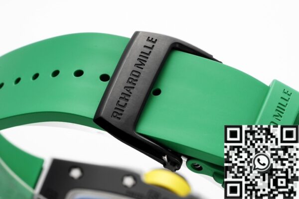 ZF Factory RM061 Richard Mille Black Ceramics Green Strap