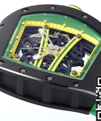 ZF Factory RM061 Richard Mille Black Ceramics Green Strap