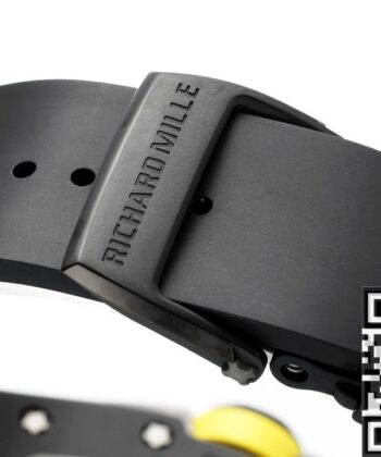 Replica Richard Mille RM061 Black Ceramics Black Strap Watch