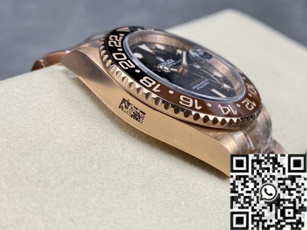Rolex Fake GMT Master II M126715CHNR-0001 3285 Rose Gold