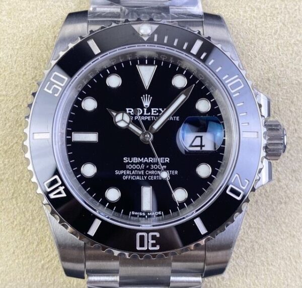 C+ Factory Rolex Submariner 116610LV-0001 Black Dial Watch