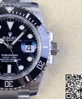C+ Factory Rolex Submariner 116610LV-0001 Black Dial Watch
