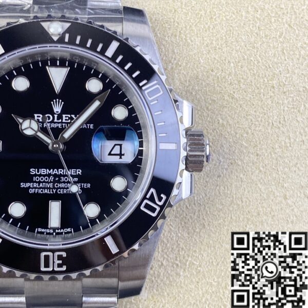 C+ Factory Rolex Submariner 116610LV-0001 Black Dial Watch