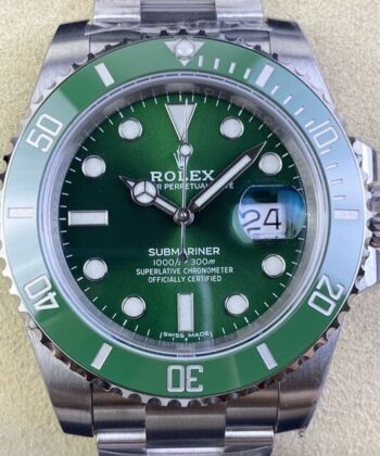 C+ Factory Submariner Rolex 116610LV-0002 Green Dial Watch