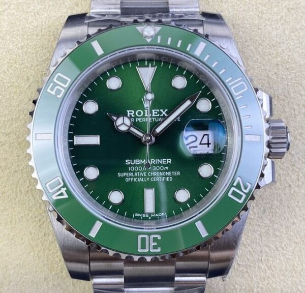 C+ Factory Submariner Rolex 116610LV-0002 Green Dial Watch