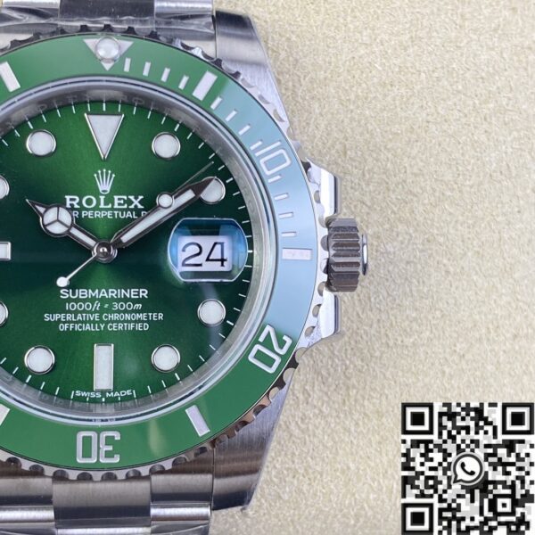 C+ Factory Submariner Rolex 116610LV-0002 Green Dial Watch