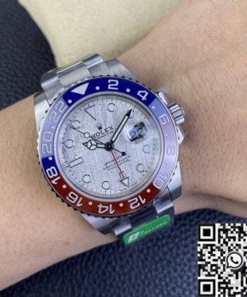 GMT Master C+ Factory Rolex M126719BLRO-0002 Meteorite Dial