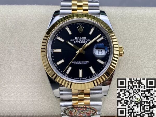 Rolex Datejust Second Hand M126333-0014 Black Dial Size 41mm