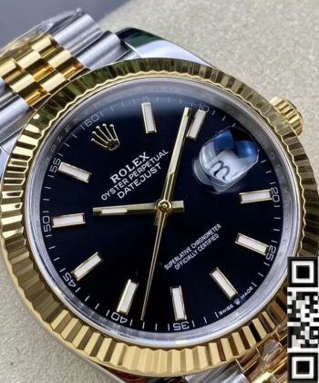 Rolex Datejust Second Hand M126333-0014 Black Dial Size 41mm