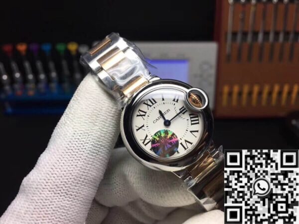 Cartier Ballon Bleu W69007Z3 Size 28 Quartz Watch AF Factory