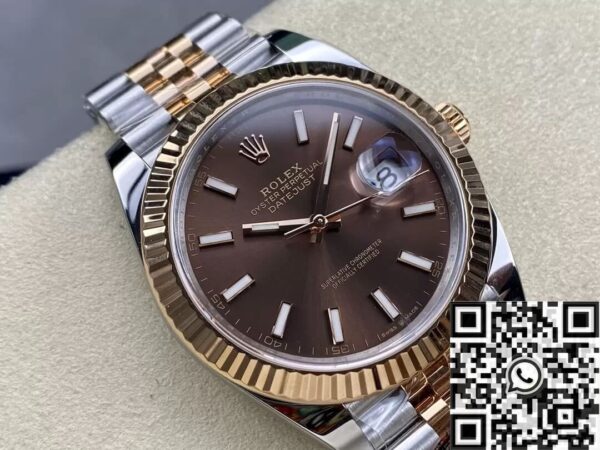 Rolex Rose Gold Datejust M126331-0002 Size 41mm Watch Clean