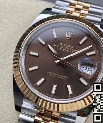 Rolex Rose Gold Datejust M126331-0002 Size 41mm Watch Clean