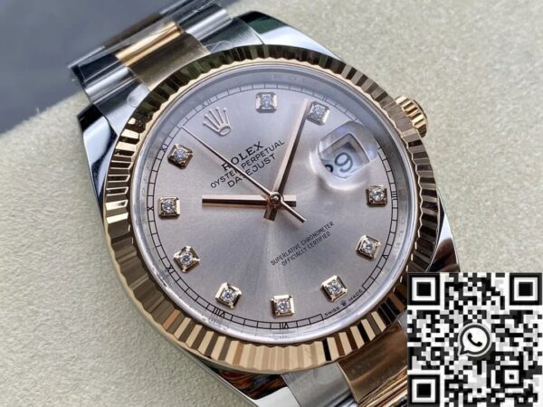 Rolex Datejust Pink M126331-0007 Size 41mm Clean Factory