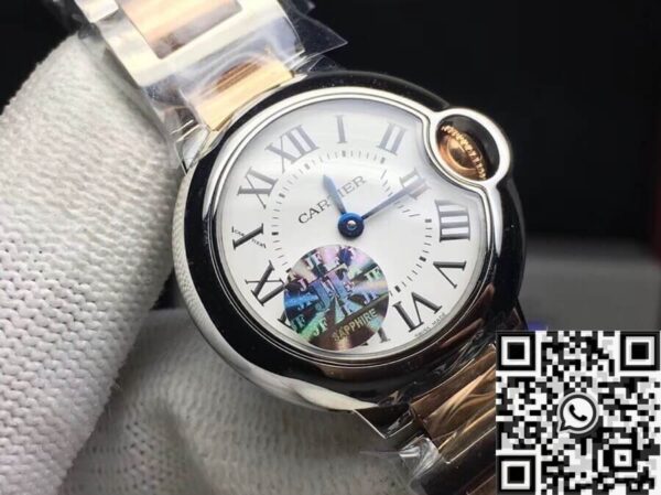 Cartier Ballon Bleu W69007Z3 Size 28 Quartz Watch AF Factory