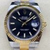 Black Face Datejust Rolex M126333-0013 Size 41mm Watch Clean