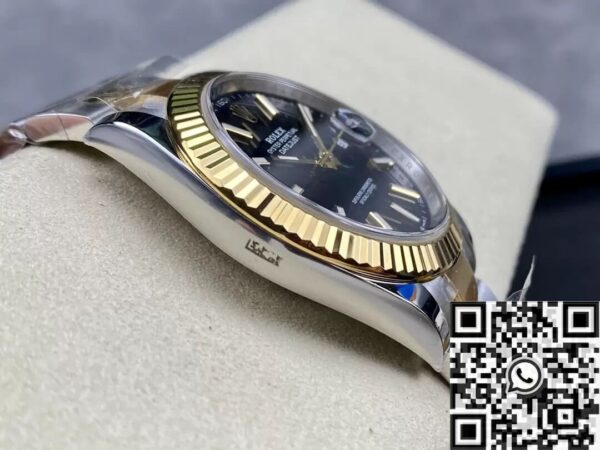 Black Face Datejust Rolex M126333-0013 Size 41mm Watch Clean