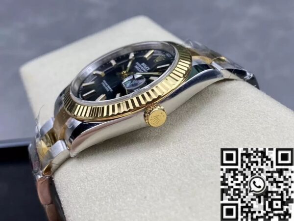 Black Face Datejust Rolex M126333-0013 Size 41mm Watch Clean