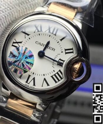 Cartier Ballon Bleu W69007Z3 Size 28 Quartz Watch AF Factory