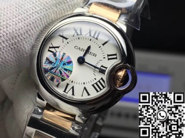 Cartier Ballon Bleu W69007Z3 Size 28 Quartz Watch AF Factory