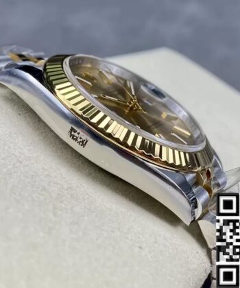Rolex Datejust Champagne Bezel M126333-0010 Size 41mm