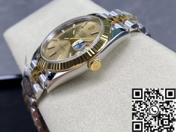 Rolex Datejust Champagne Bezel M126333-0010 Size 41mm