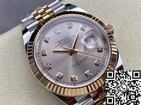 Two Tone Rolex Datejust 41MM M126331-0008 Pink Clean Factory